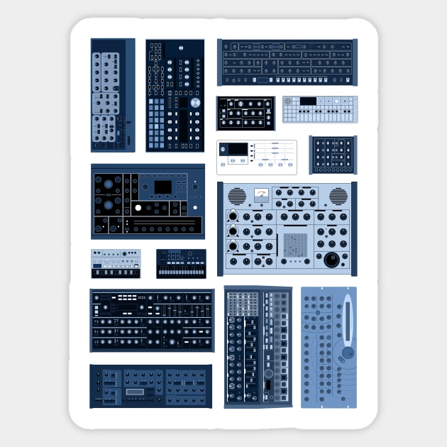 Synth Ensemble for Electronic Musician Sticker by Atomic Malibu